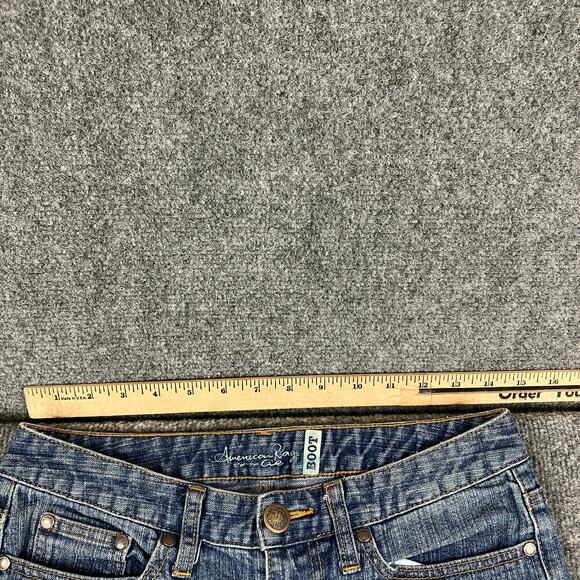 American Rag Jeans Womens Size 3R Blue Bootcut Mid Rise Stretch Classic Denim - Picture 5 of 11